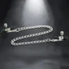 Silver Bite | Nipple Clamps με Αλυσίδα — για εσένα που ξέρεις ότι η λεπτή γραμμή ανάμεσα στον πόνο και την ηδονή είναι εκεί που ζει η αλήθεια