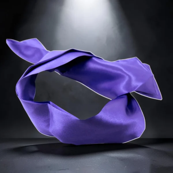 Purple Veil Set | Σατέν Κορδέλα & Μάσκα — για εκείνες τις βραδιές που θέλεις να αλλάξεις τα πάντα με δύο κινήσεις