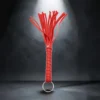 Mini Whip Red | Μικρό Flogger με Μεταλλικό Κρίκο — για εσένα που ξέρεις ότι το κόκκινο δεν είναι απλώς χρώμα