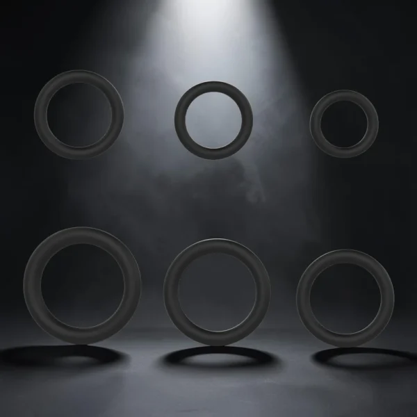 Beginner's Ring Set | Σετ Δαχτυλίδια Πέους Σιλικόνης — για εσένα που ξέρεις ότι κάθε ταξίδι αρχίζει κάπου