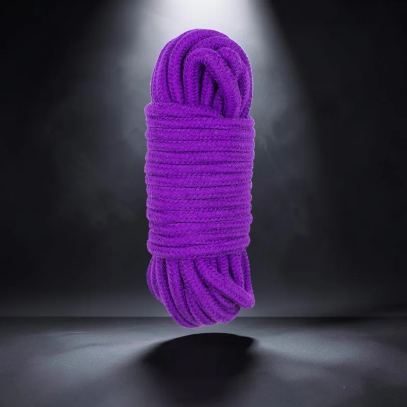 Purple Rope | Βαμβακερό Σχοινί Δεσίματος 5μ — για εσένα που ξέρεις ότι το μωβ είναι το χρώμα της μυστηριακής εξουσίας