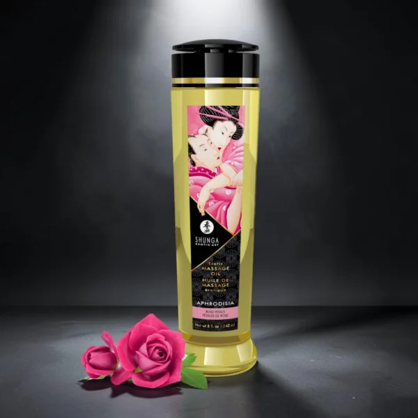 Aphrodite Rose | Λάδι Μασάζ Τριαντάφυλλο — για εσάς που θέλετε κλασική αισθησιακότητα