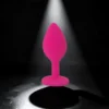Circle Gem Pink | Πρωκτική Σφήνα Σιλικόνης με Κυκλικό Κόσμημα Ροζ — για εσένα που ξέρεις ότι το ροζ δεν σημαίνει αθώο