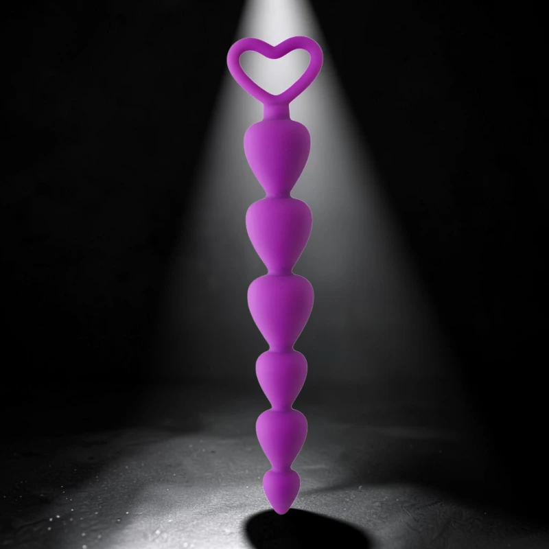 Big Heart Beads | Πρωκτικές Χάντρες Σιλικόνης με Καρδιές — για εσένα που θέλεις τη διαδρομή να έχει χαρακτήρα