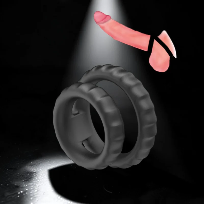 The Tyre | Διπλό Δαχτυλίδι Πέους Σιλικόνης — για εσένα που θέλεις την ένταση να μένει εκεί που πρέπει