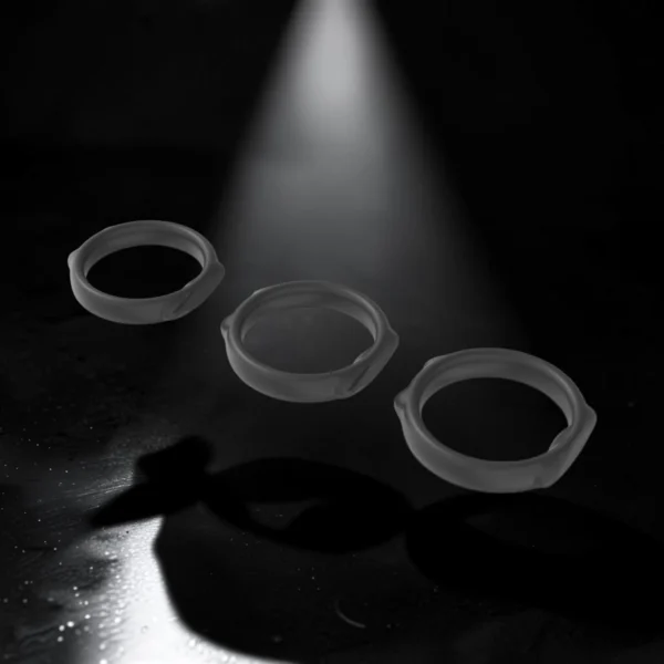Triple Hold Noir | Σετ 3 Δαχτυλίδια Πέους Σιλικόνης — για εσάς που θέλετε επιλογή
