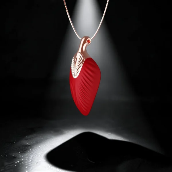 Feather Necklace | Δονητής Σιλικόνης Κολιέ Φτερό — για εσένα που θέλεις διακριτικότητα με στυλ
